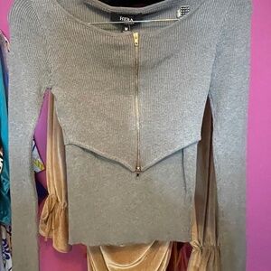 Hera Collection Grey 2 piece skirt and top set